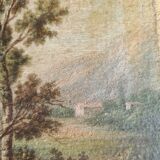 Landscape with tall trees - Oil - Barbizon