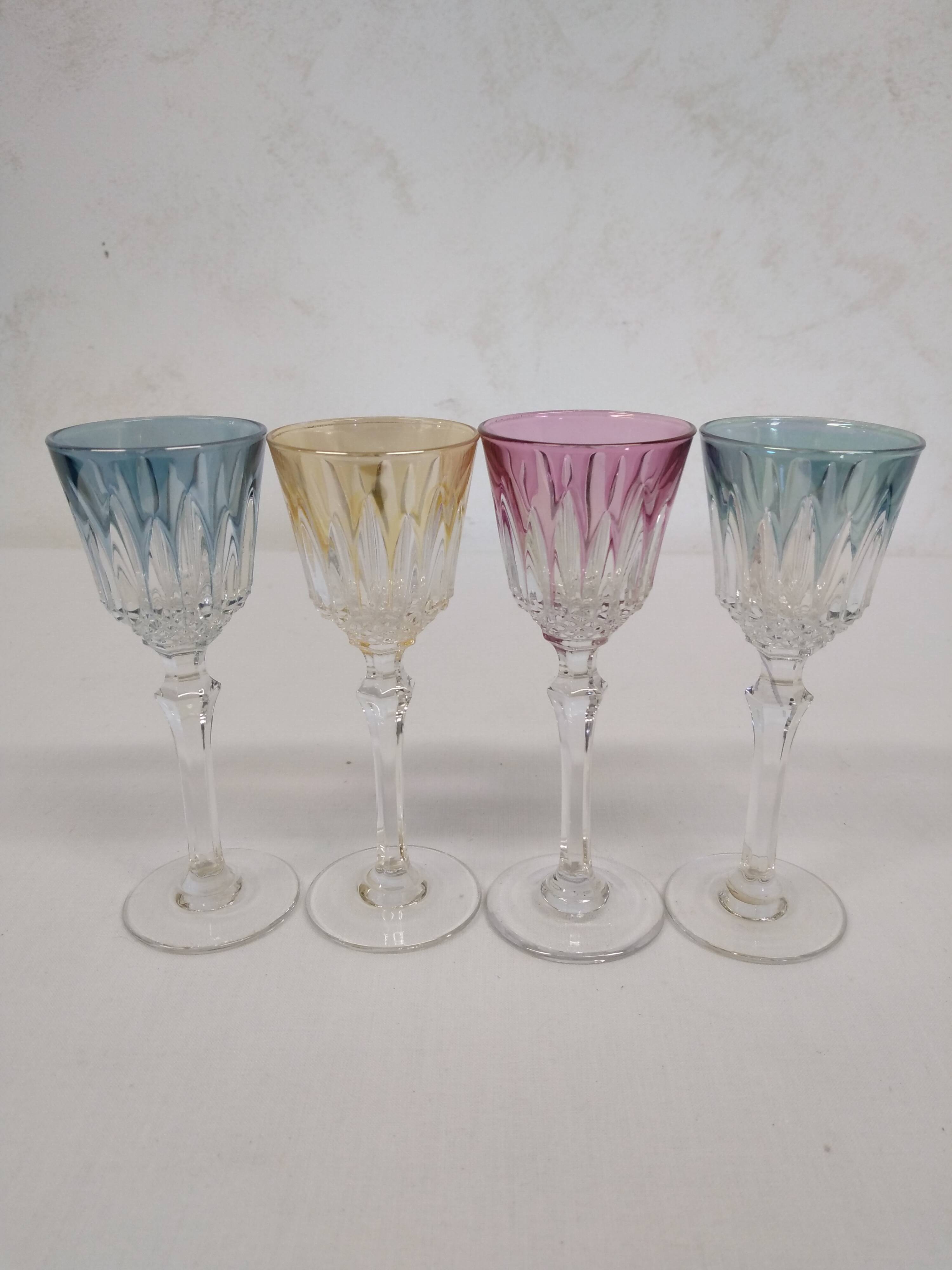 Colorful shot glasses