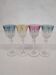 Verres à liqueur colorées