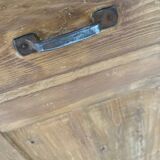 Vaisselier ancien portes vitrées fleurs de lys année 50