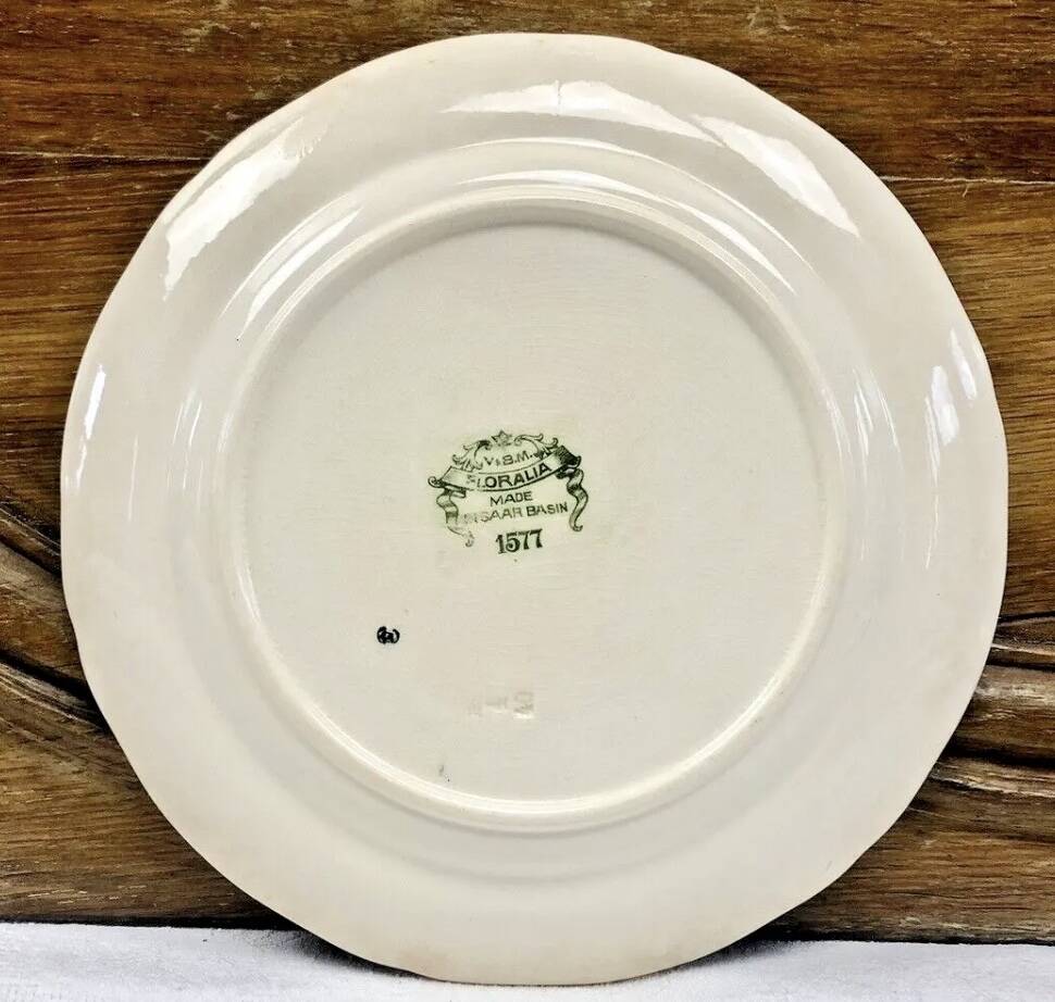 6 old dessert plates Floralia Villeroy & Boch model