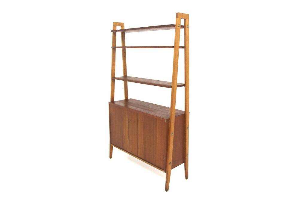 Bibliothèque scandinave "Tema" en teck, Möbel-Ikea, Suède, 1960