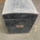 Wooden travel trunk