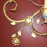 Large seven-light wall light, attributed to Maison Baguès