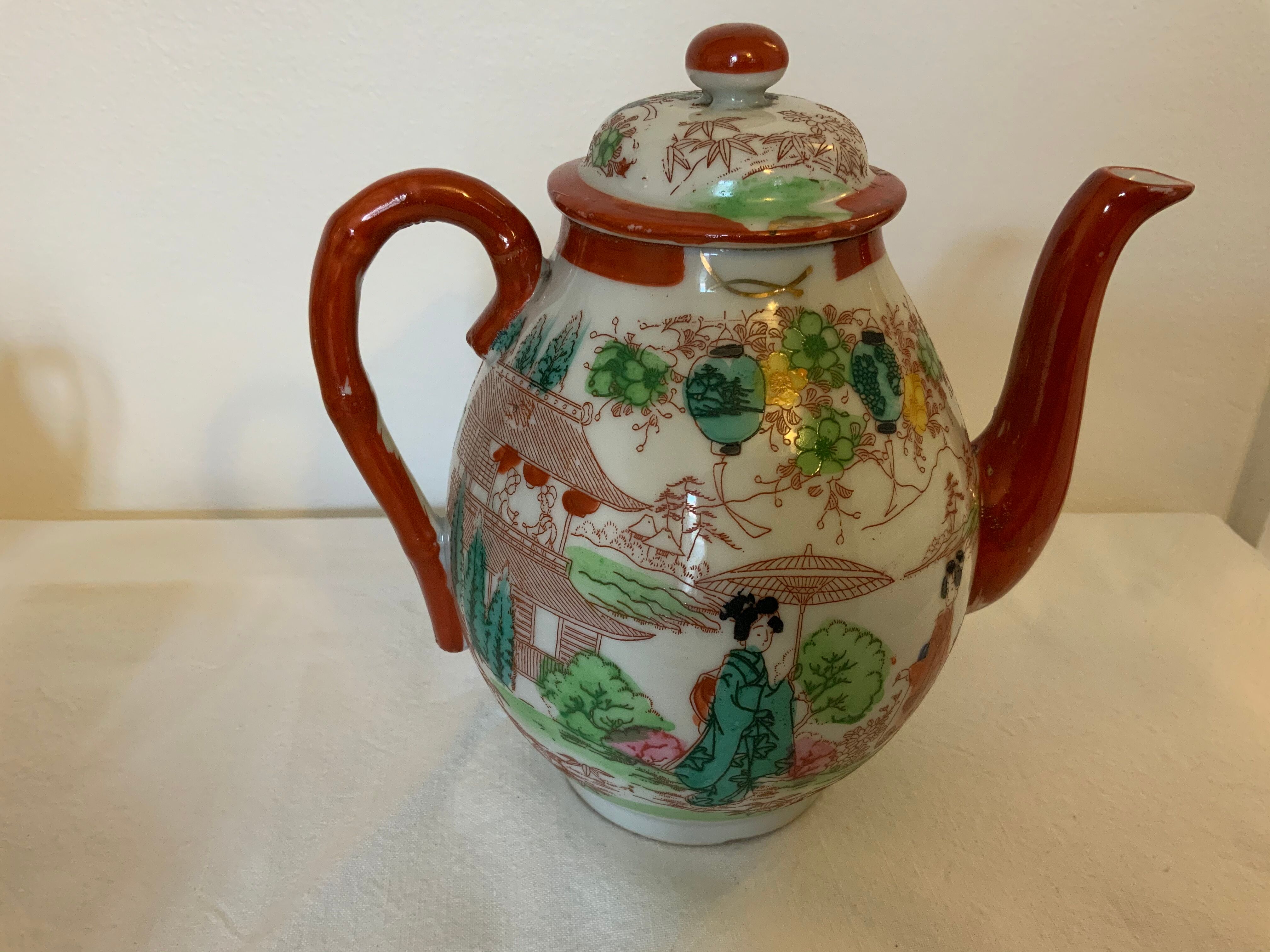 Japanese tea and coffee service