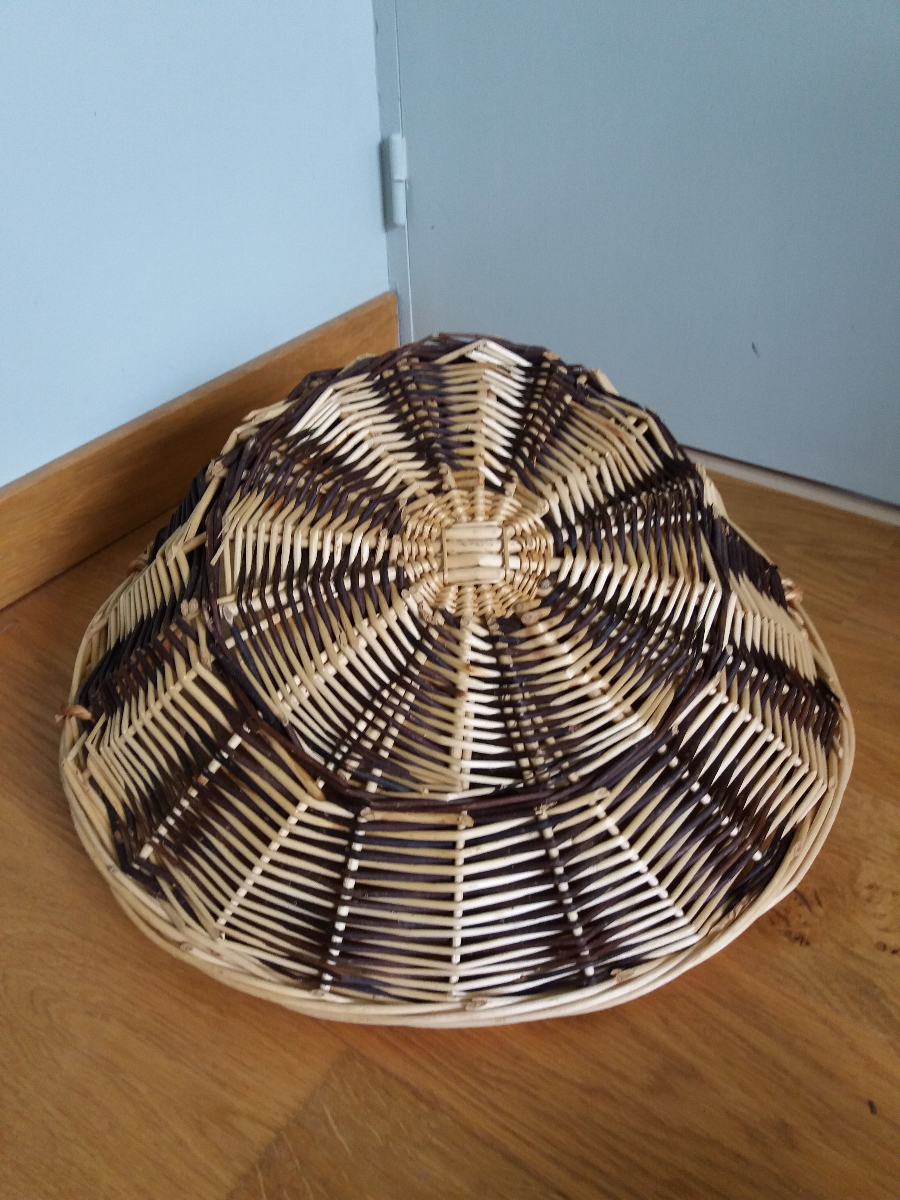 Panier de présentation rond en osier