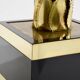 Christian Techoueyres brass palm lamp for Maison Jansen 1970s