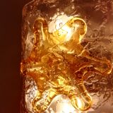 Lampe murale en verre murano « space age »