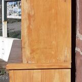 Pine bookcase (251 x 49 x height 288 cm)
