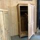 Grande armoire penderie hêtre brut