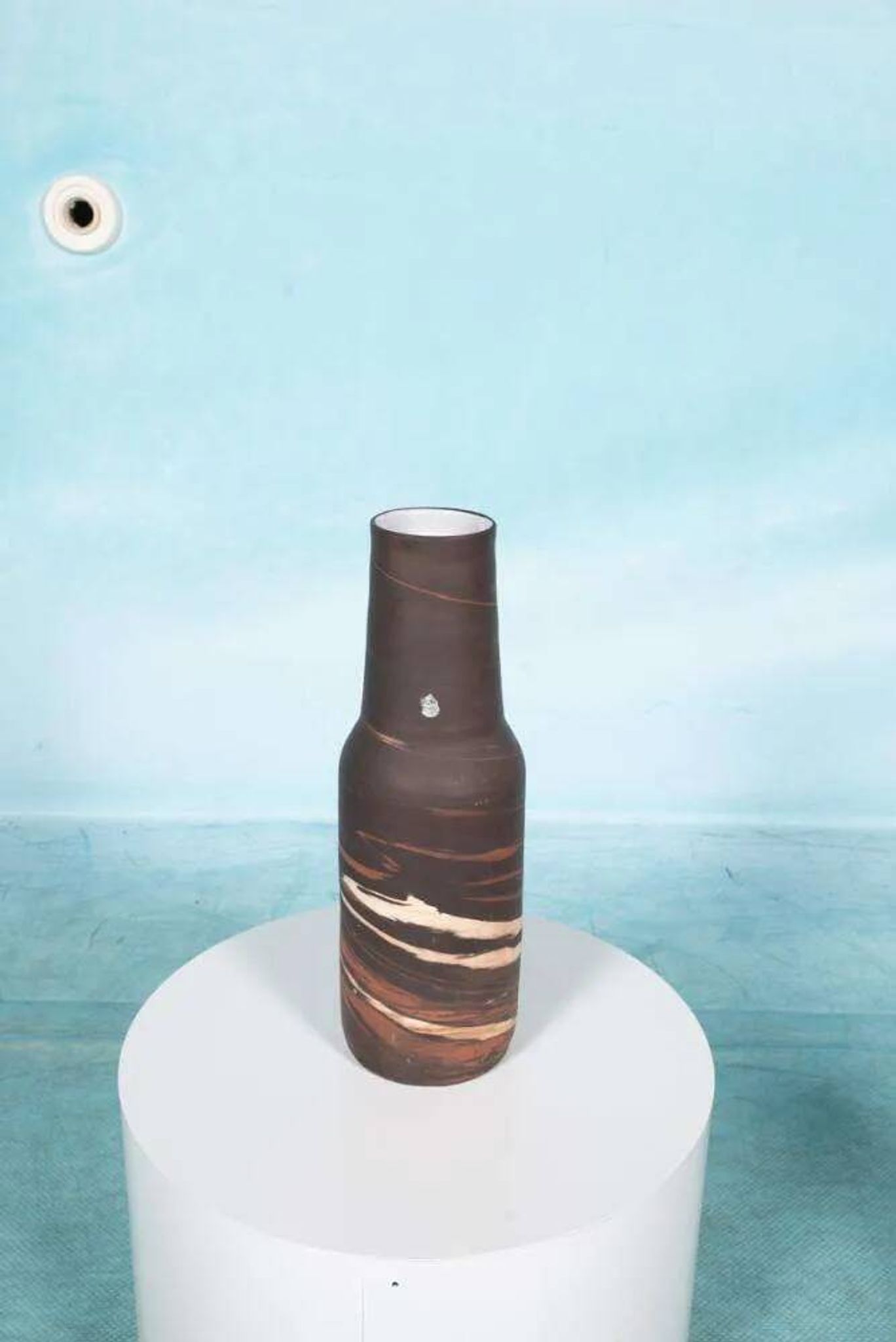 Vintage flower vase West Germany 60s/70s, Fat Lava pedestal vase.