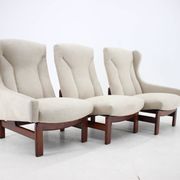 1970s modular three seater sofa by ton, czechoslovakia
