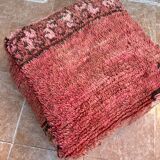 Handmade Berber Kilim pouf, floor cushion