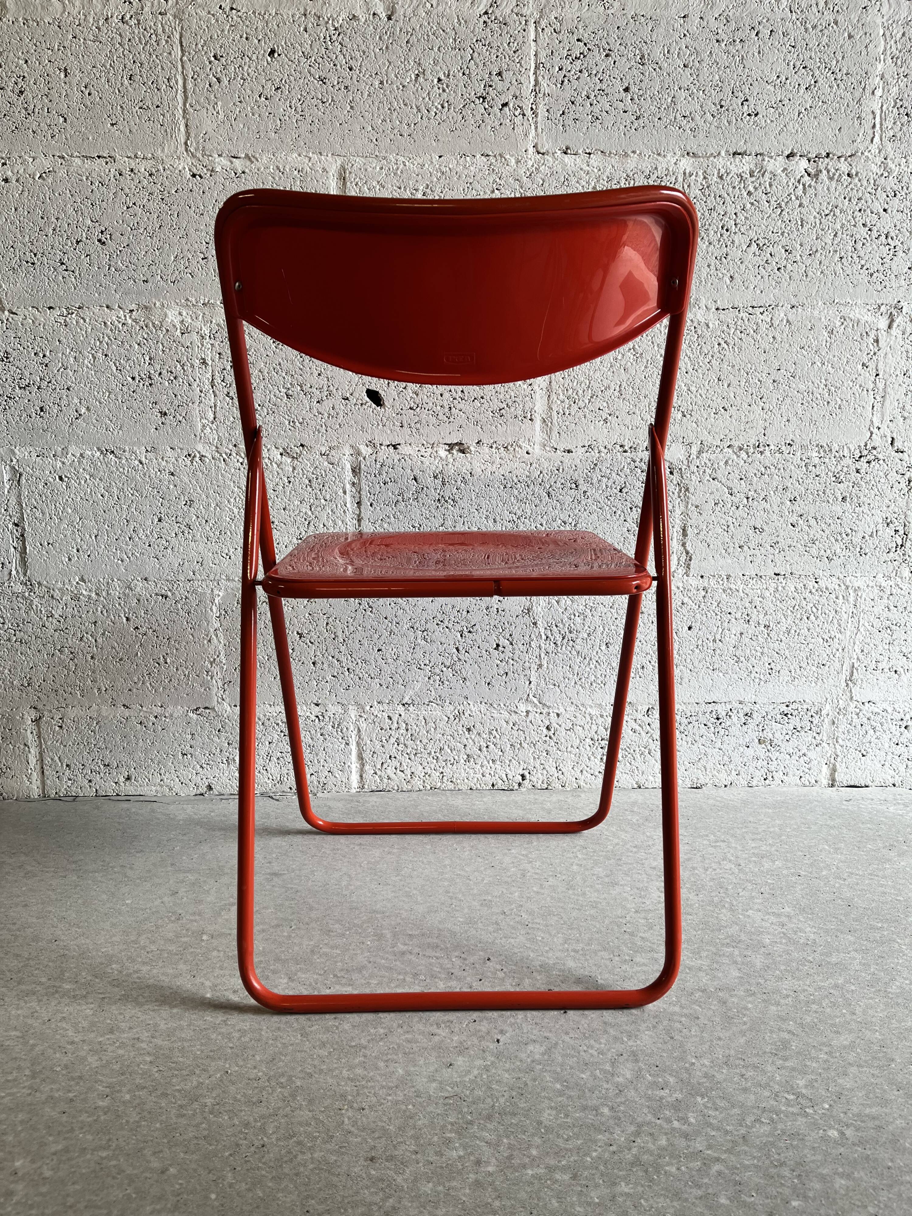 Folding chair Tedkla by Ikea 1980