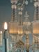 Venetian chandelier in transparent murano glass, 12 arms of light