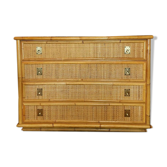 Bamboo Dal Vera chest of drawers 1960