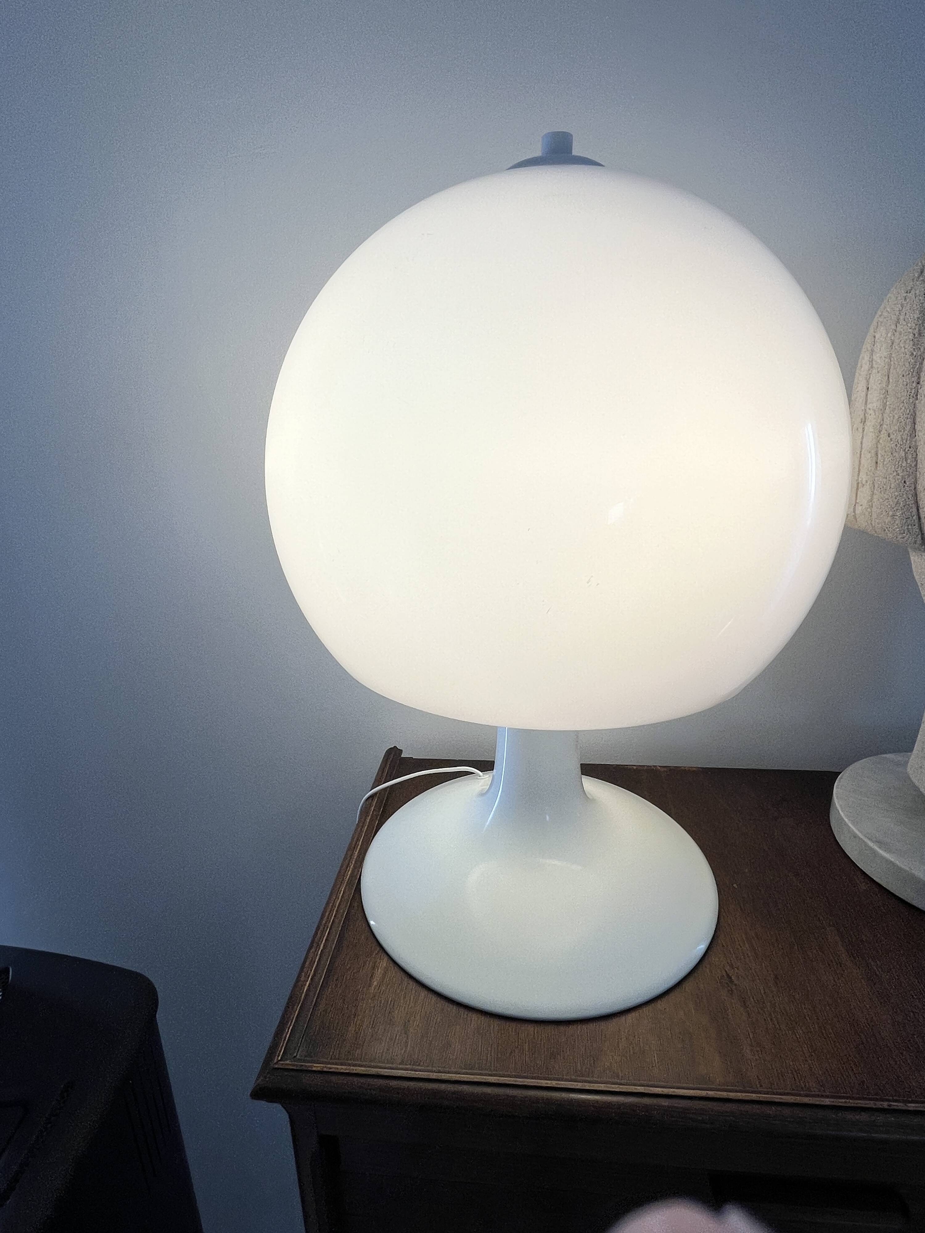 lampe champignon design des années 70