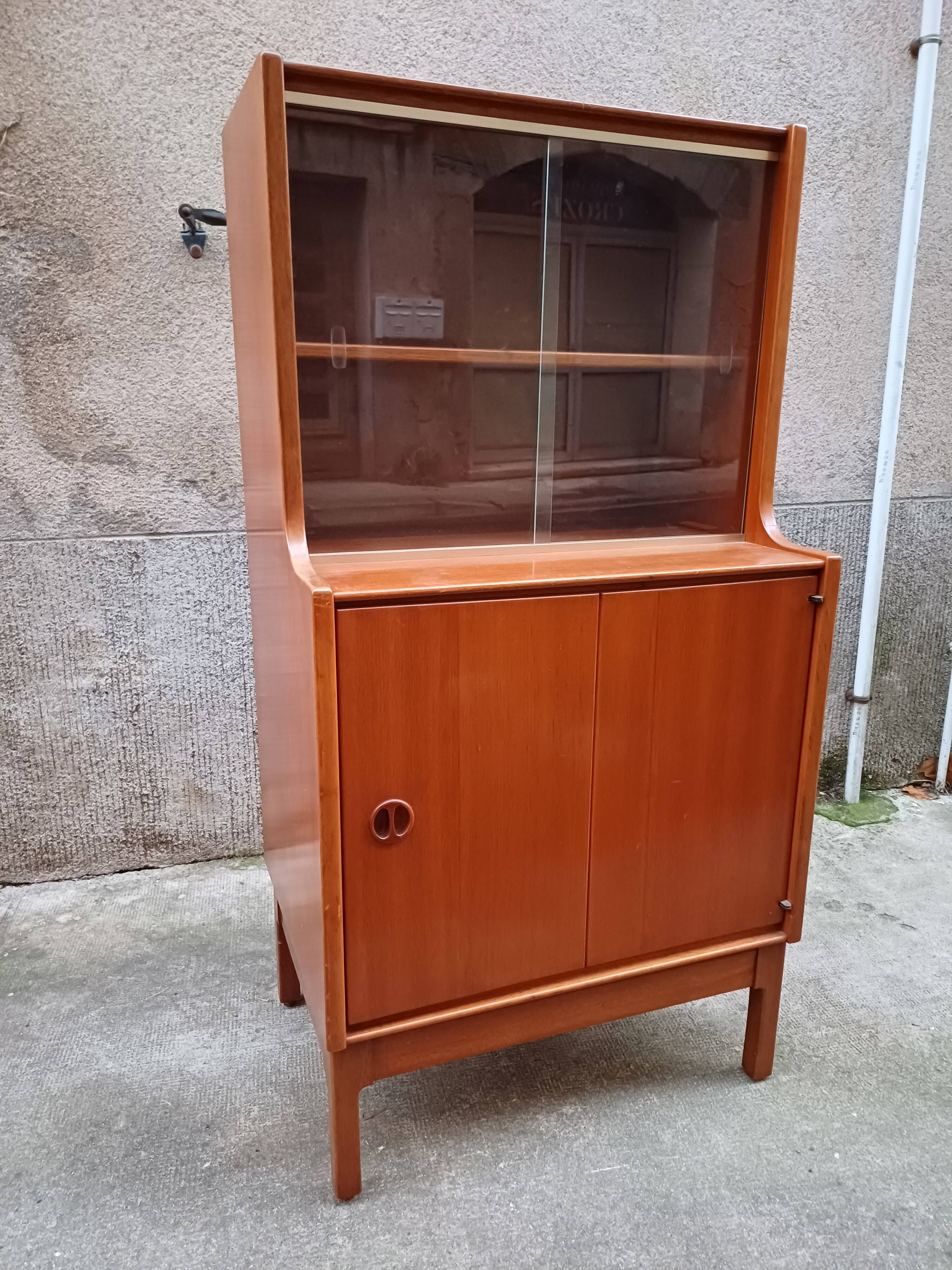 Small piece of furniture Living room bookcase, Jacques Hauville for Roche Bobois 1960