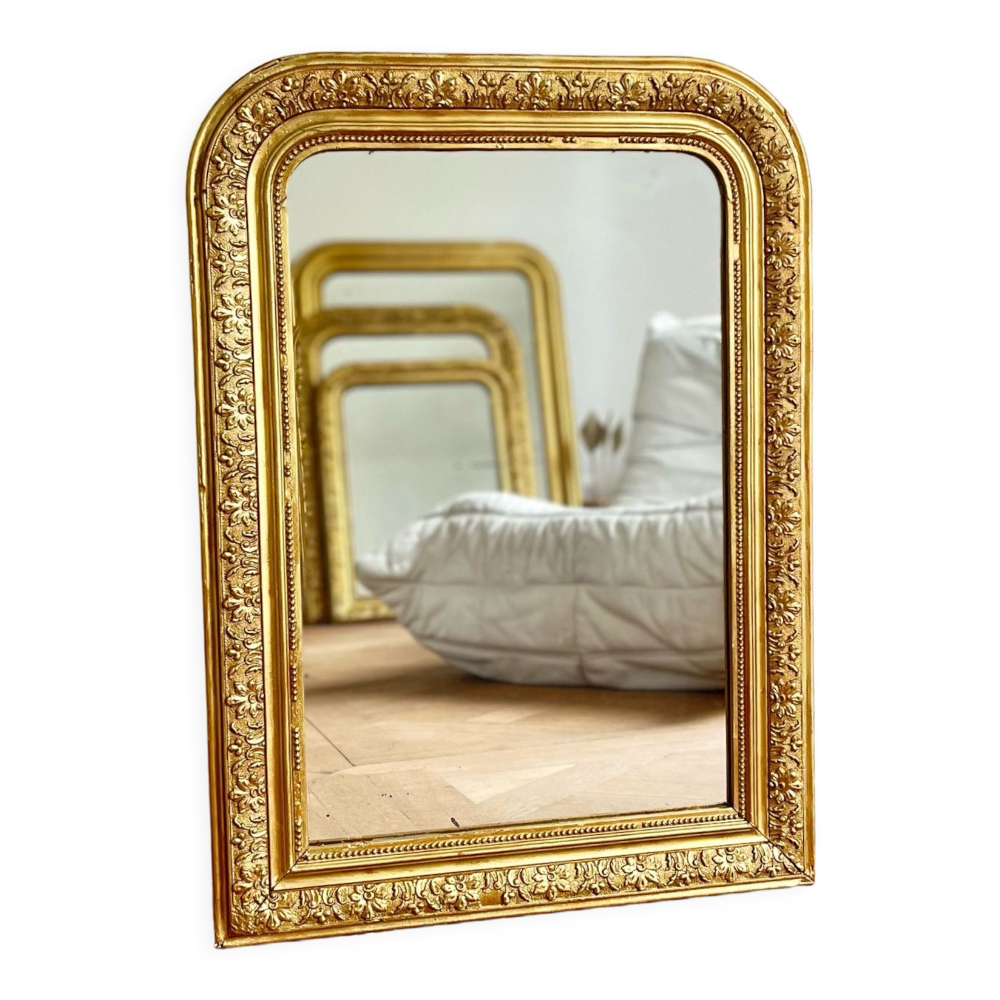 Mirror, former Louis-Philippe carved75 × 53 cm
