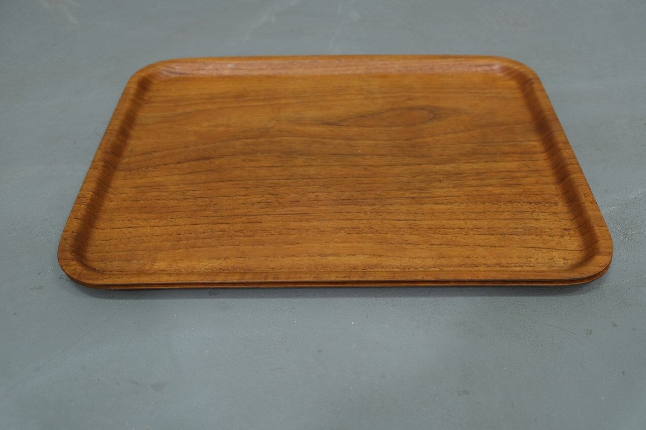A set of 2 scandinavian teak trays from Silva from 1960s