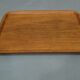 A set of 2 scandinavian teak trays from Silva from 1960s
