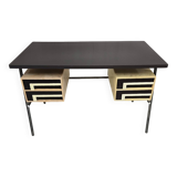 Vintage desk with suspended pedestal, 60s design