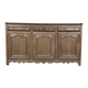 Bleached solid oak sideboard / buffet cabinet – 204 cm