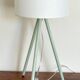 90s Green Metal Tripod Lamp