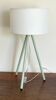 90s Green Metal Tripod Lamp