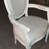 Louis xvi medallion armchair