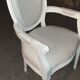 Louis xvi medallion armchair