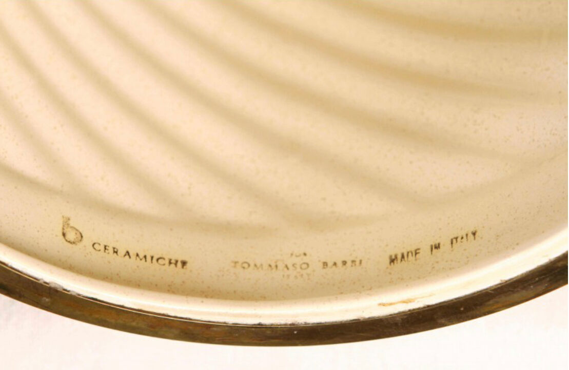 Tommaso Barbi 'Swirl' table lamp from the 70s