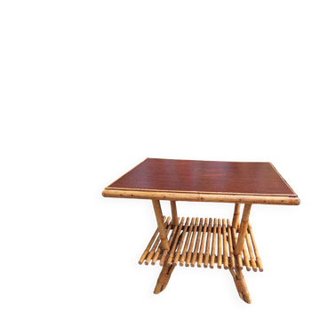 Table d'appoint rotin