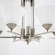 Large Original Bauhaus Art Deco Chandelier, 1930s / Functionalism