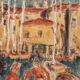Port of Marseille, original lithograph signed by Arlandis Antoine, 1977