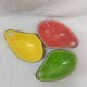 Three ramekins, 1950s Glazed ceramic