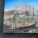 Orientalist painting – Kasbah between Ouarzazate and Zagora – Oil on canvas