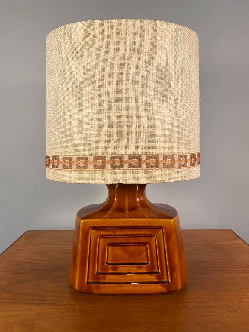 Ceramic table lamp germany lamp glazed ceramic, 60