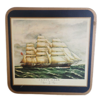 Dessous de verre Pimpernel bateaux anciens