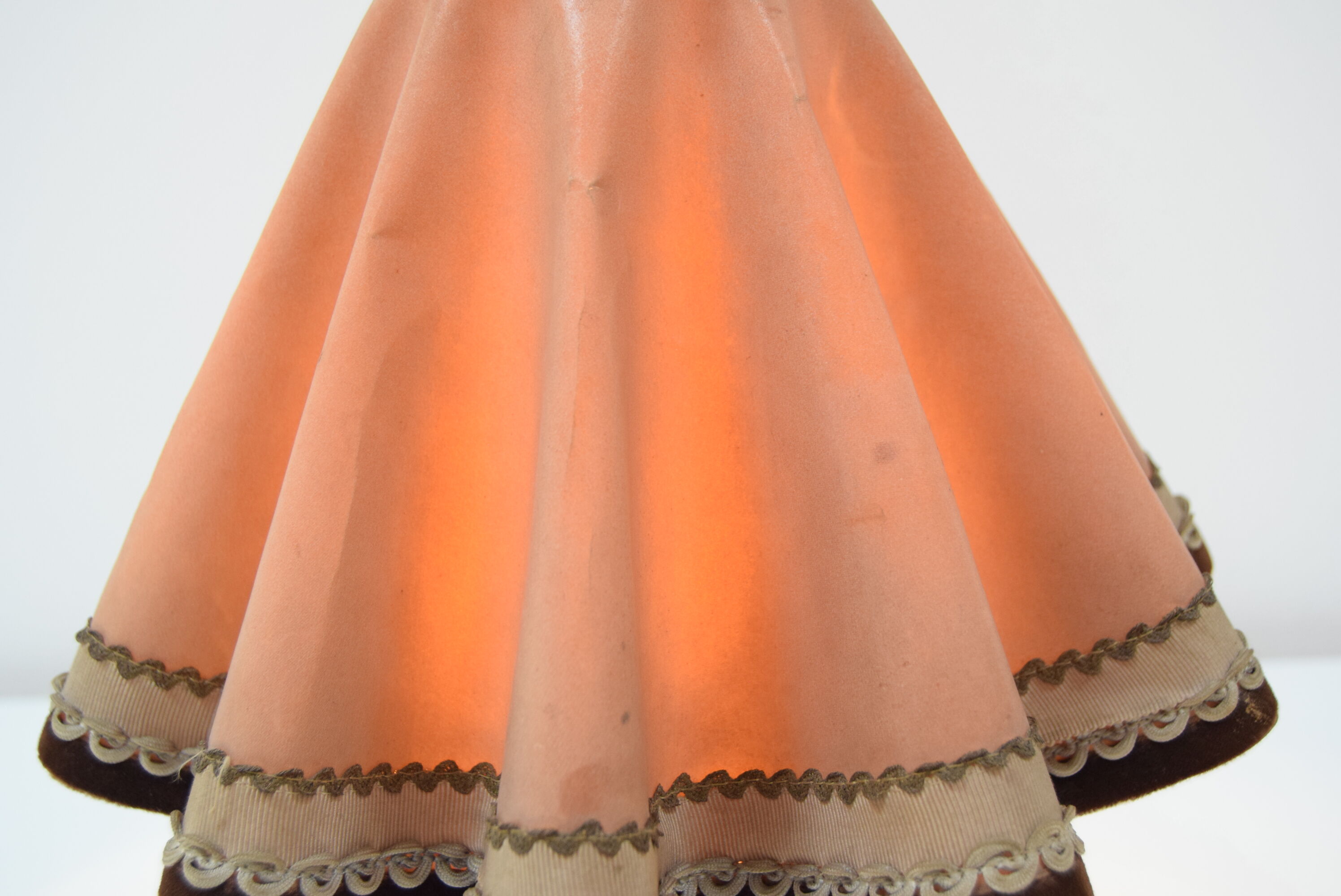 Art deco table ceramic lamp, 1930´s