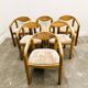Ensemble de six chaises en pin Rainer Daumiller, années 1970