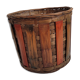 Panier rotin bois