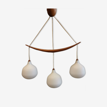 Scandinavian hanging lamp by Uno & Osten Kristiansson pour Luxus