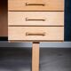 Vintage Oak Desk by Henning Jensen & Torben Valeur for Dyrlund, Denmark, 1960s