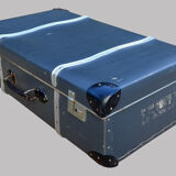 Vintage blue suitcase