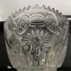 70s moulded glass fruit bowl
