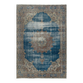 Vintage Handmade Large Area Rug. One of a kind Turkish Carpet