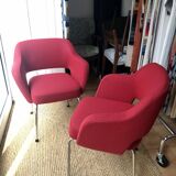Pair of renovated "Conference" armchairs