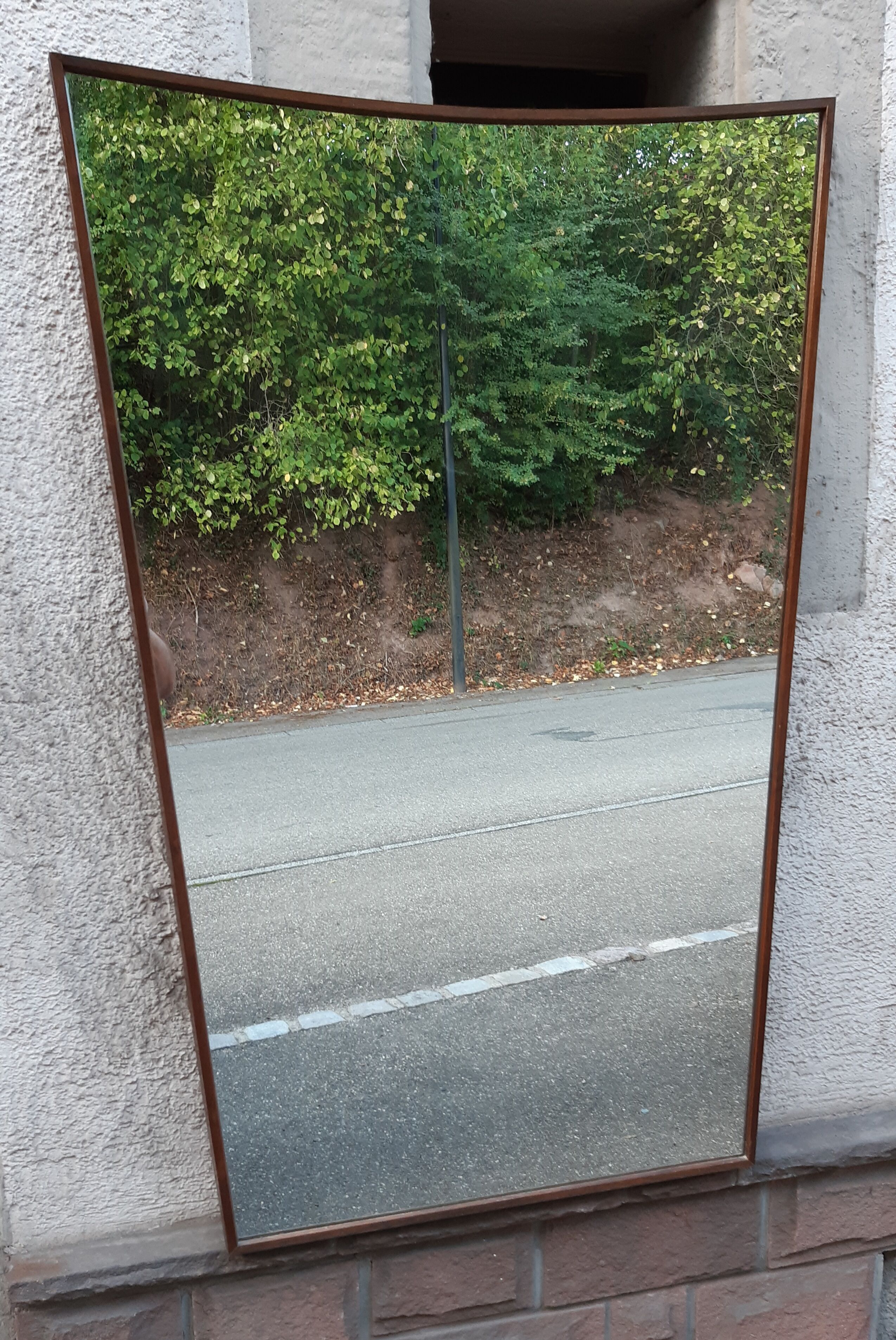 Vintage asymmetrical mirror