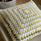 Vintage crochet cushion